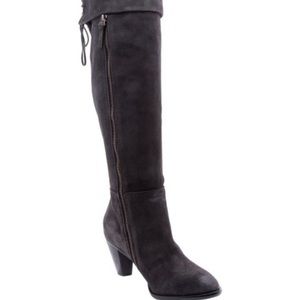 100% leather over the knee boots